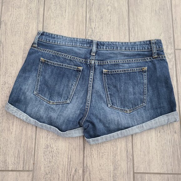 Gap women's blue jean denim short size 10 - Picture 5 of 10